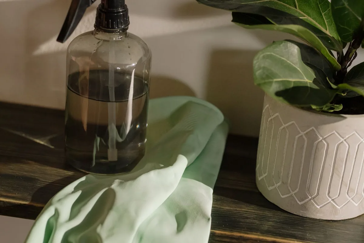 Biohazard cleanup technician in protective equipment, Falmouth, ME
